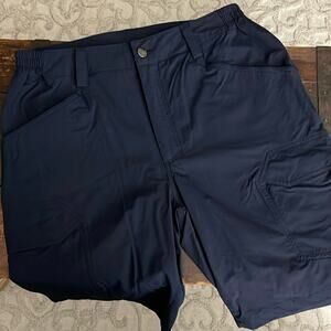 Men's Freekite Navy Active Short 10" Inseam Size 34